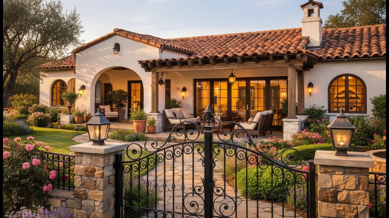 Dream Mediterranean House with Stunning Garden Design  Luxury Villa Tour