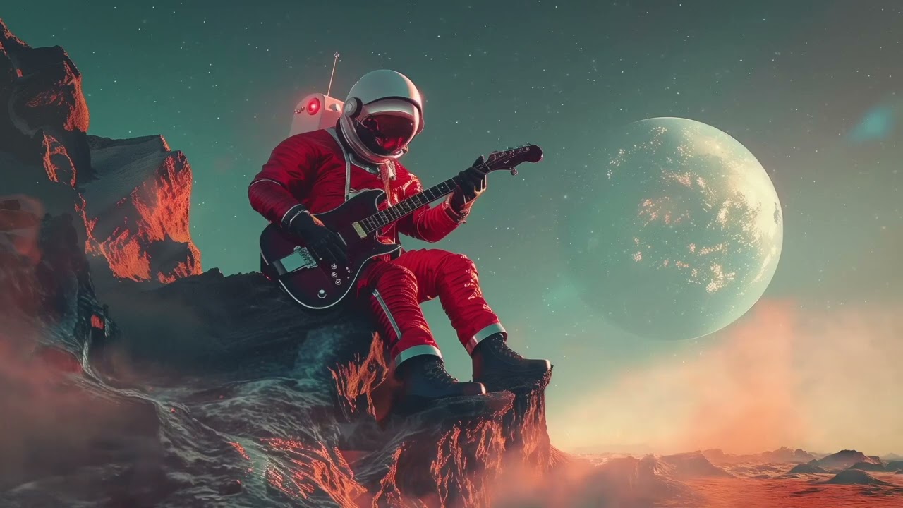 Sci Fi Space Ambient Music Playlist -  Ambient Guitar Soundscapes