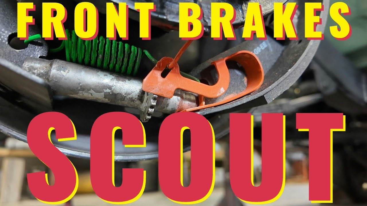 Scout Restoration Yukon: Scout Front Brake Restoration.
