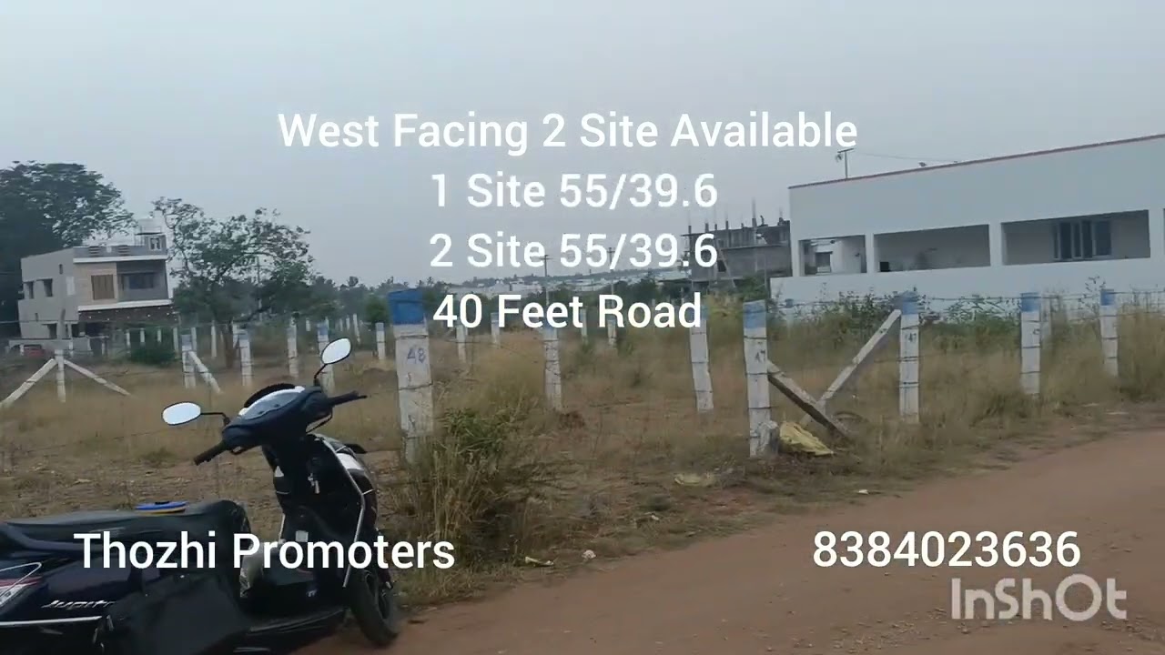 Mtp Road, Thoppampatti, kathirnayakanpalayam, West Face 2 Site Available, More Info 8384023636