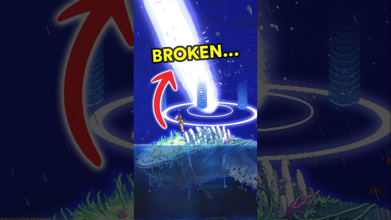 Сколько лазеров может выстрелить один босс...? #terraria #calamity #shorts