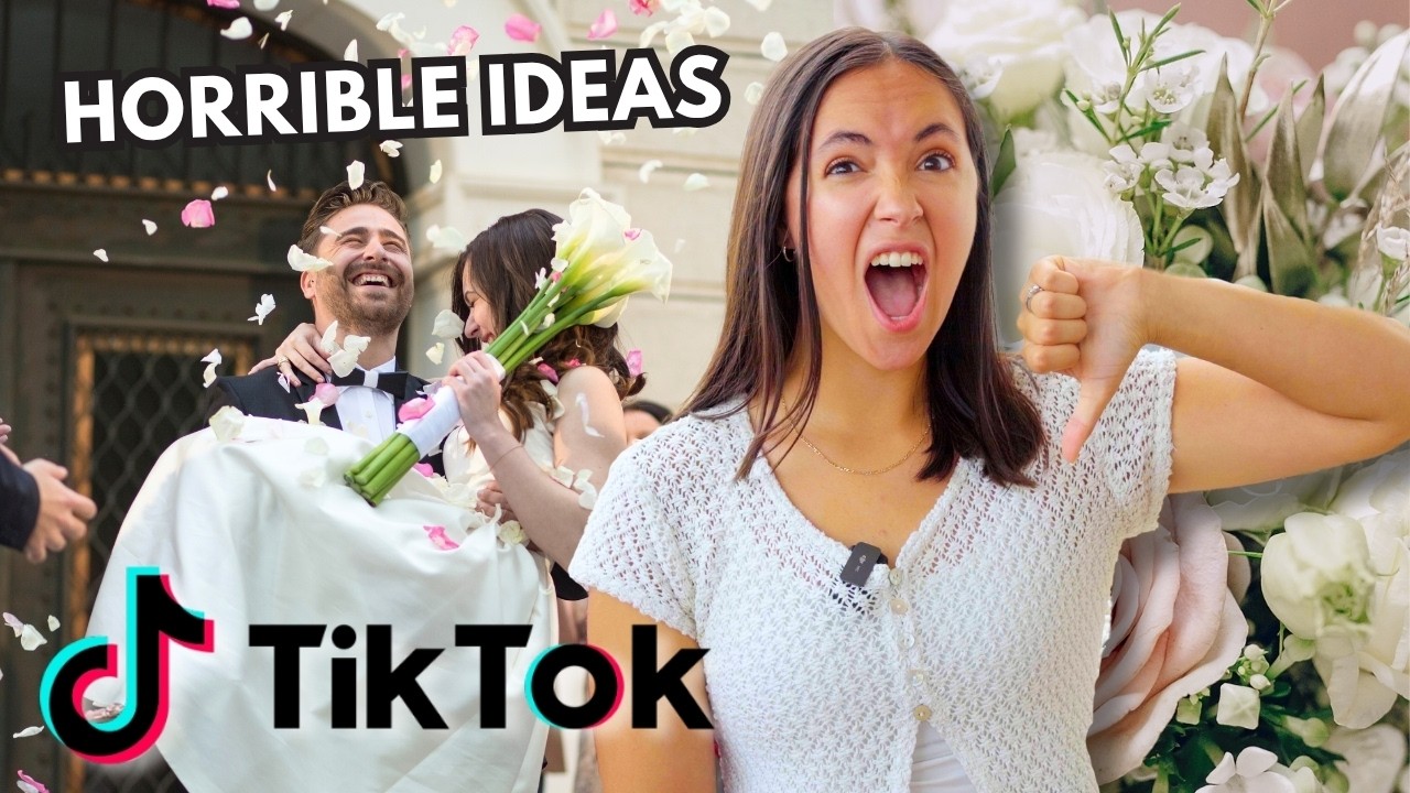 TikTok Gave These Brides TERRIBLE Advice… Here’s My Reaction