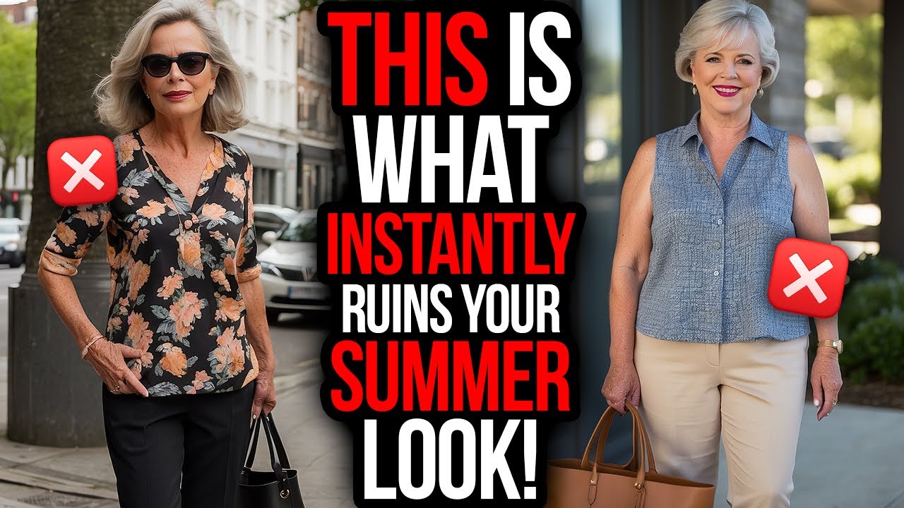 10 THINGS European Women OVER 50 NEVER Do For SUMMER Fashion!