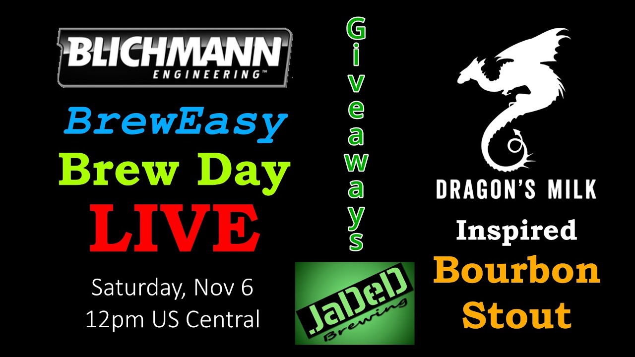 Live Bourbon Stout Brew Day on the Blichmann BrewEasy