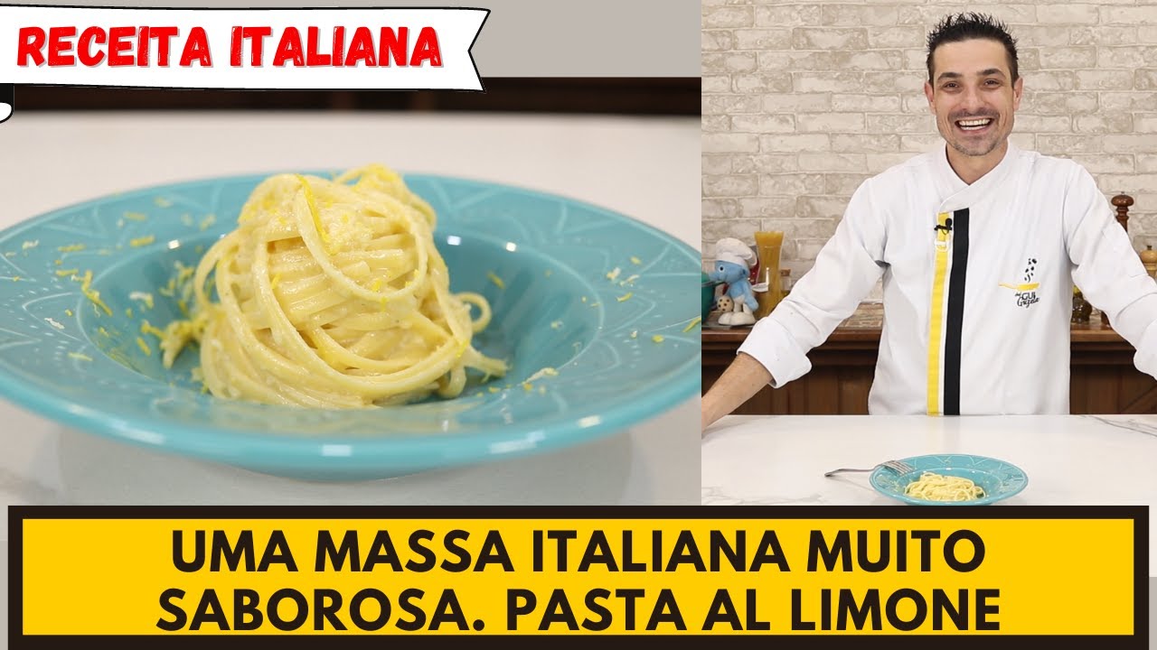 PASTA AL LIMONE  UMA DELICIOSA MASSA COM MOLHO DE LIMÃO 1