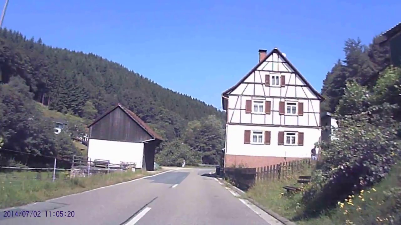 Eine Fahrt von Finkenbach nach Hinterbach im hessischen Odenwald / Finkenbach in the German Odenwald
