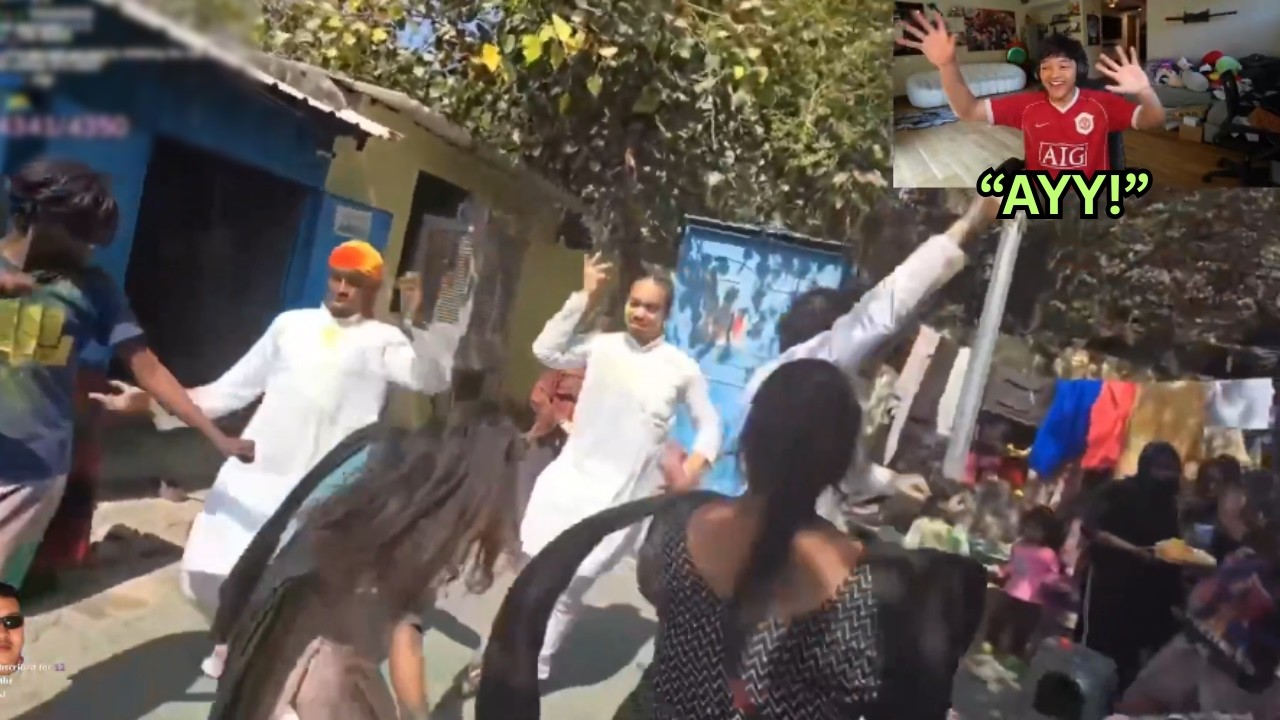 Jason Reacts To Arky, Santi & Yusuf Celebrating Holi In India!