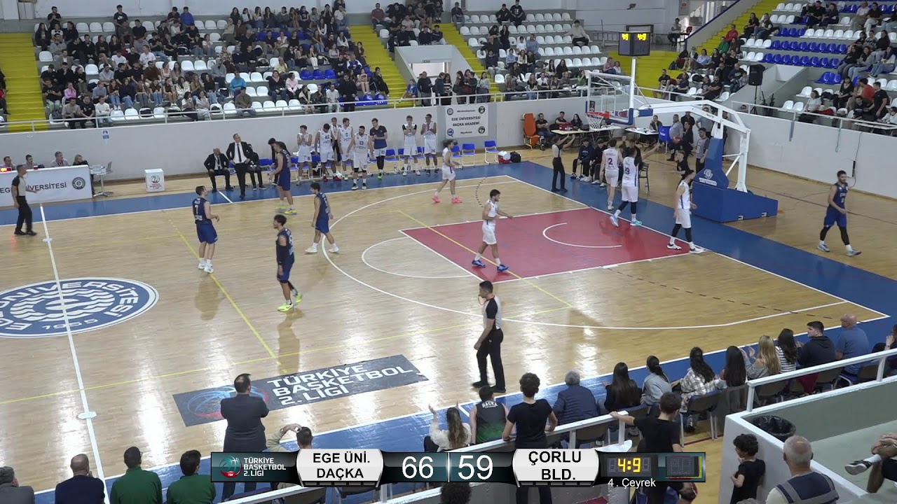 EGE ÜNİVERSİTESİ DAÇKA - ÇORLU BELEDİYESİ TÜRKİYE BASKEBOL 2. LİGİ 2. HAFTA
