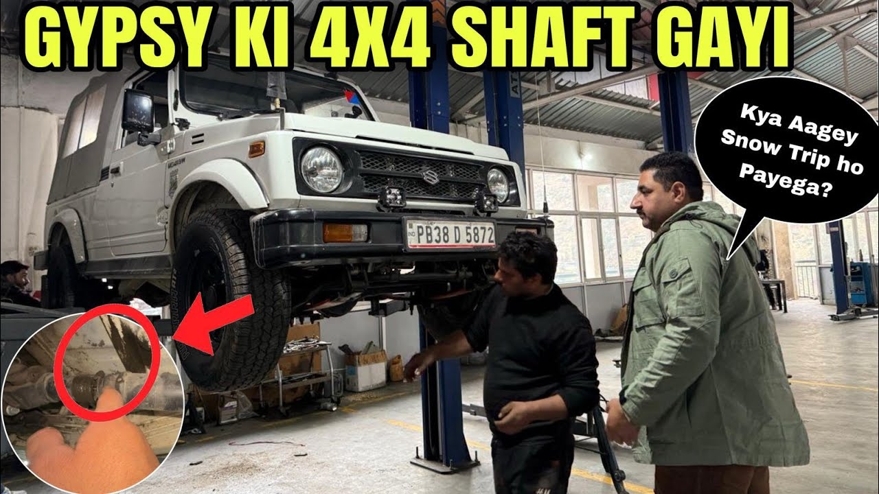 EP-3 Gypsy ki 4X4 Shaft Gayi 😰| Bina 4X4 Shaft k kaise Snow Drive hogi ? Spiti 2025 Cancel?