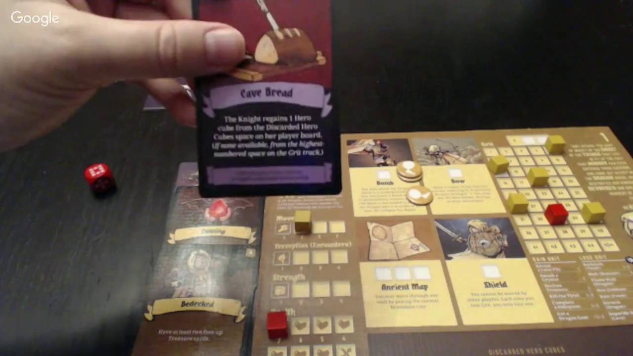 Vast: The Crystal Caverns Knight Solo Game