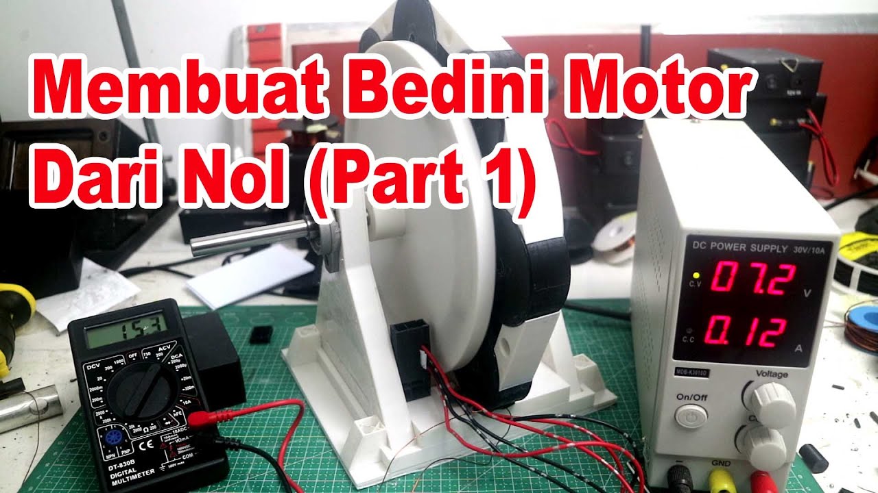 Generator Free Energy Bedini Motor Dari Nol - Part 1