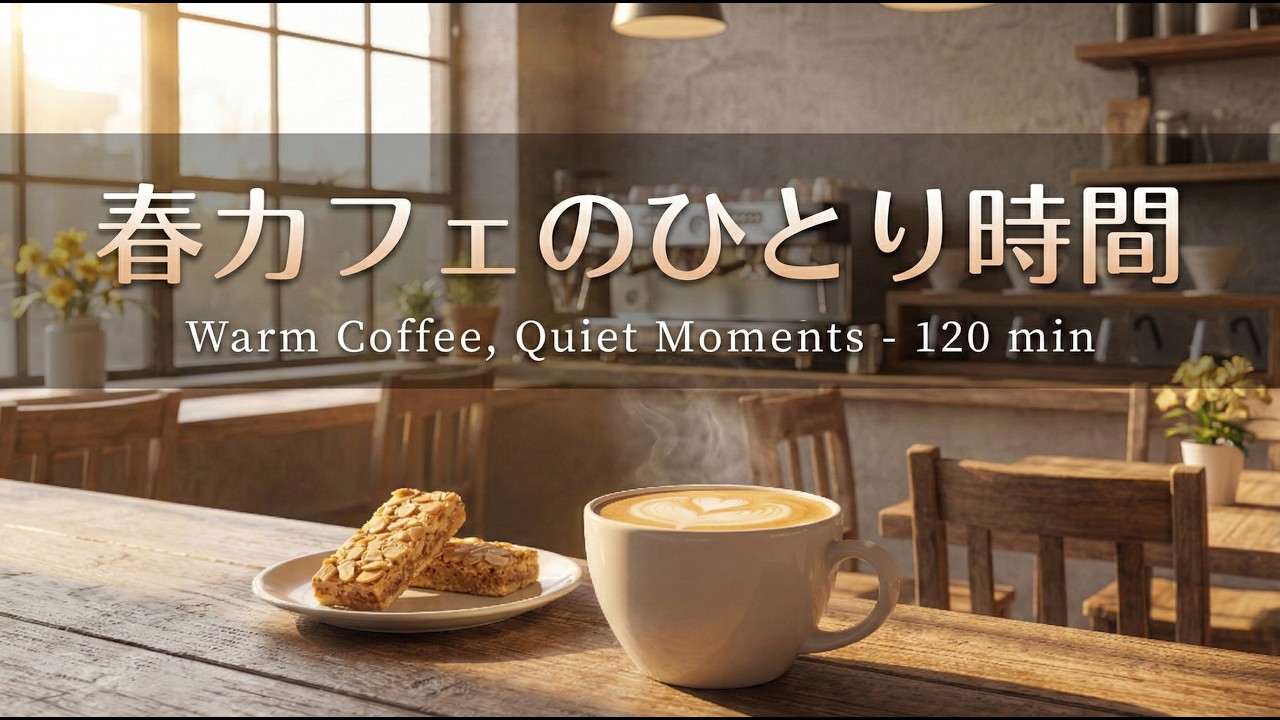 【作業用BGM】春の静かなひとり時間 🌸📖 Relaxing Guitar & Piano Music – 120 min｜癒し・集中・読書・リラックス
