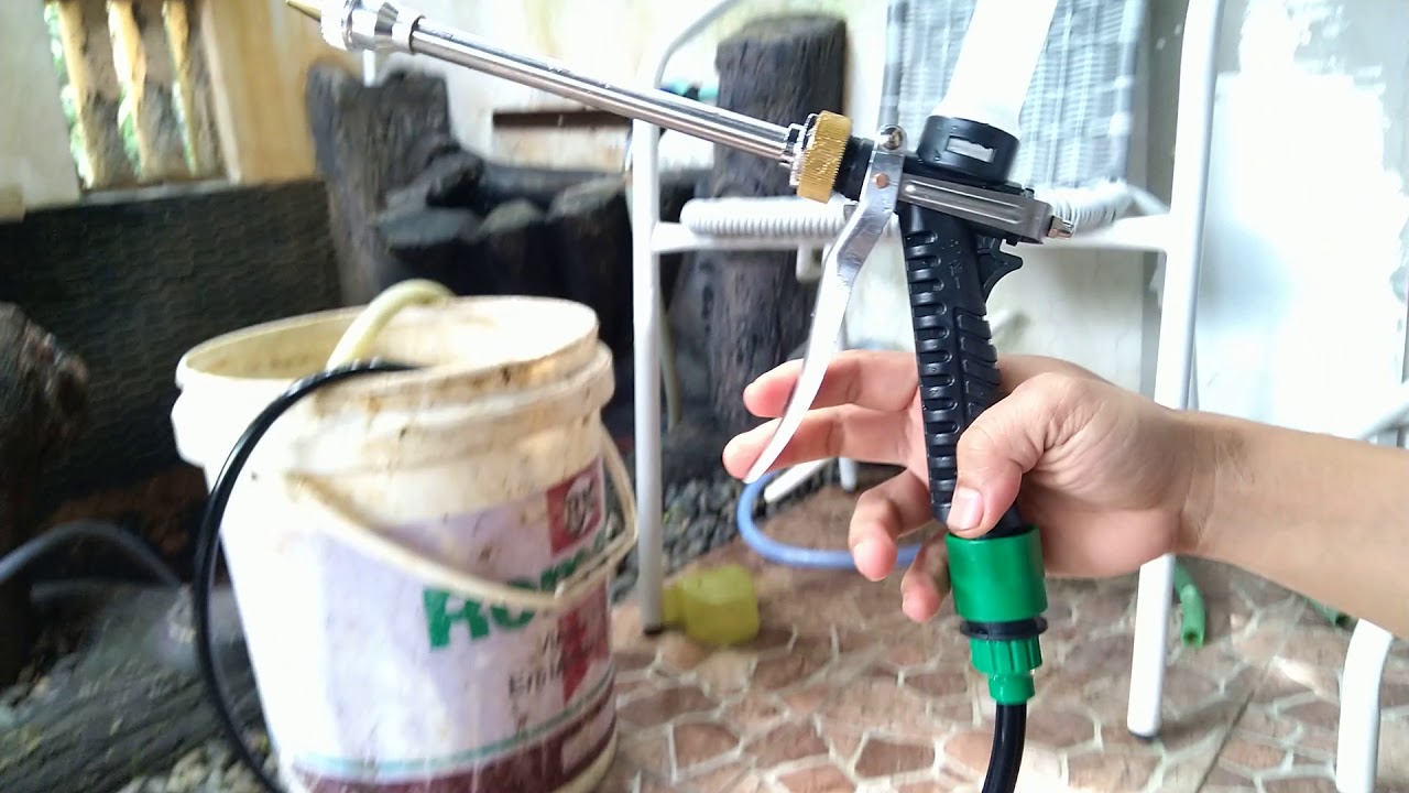 Pake Water Jet Gun Metal dengan Tempat Sabun - Paket Black Power Metal Review