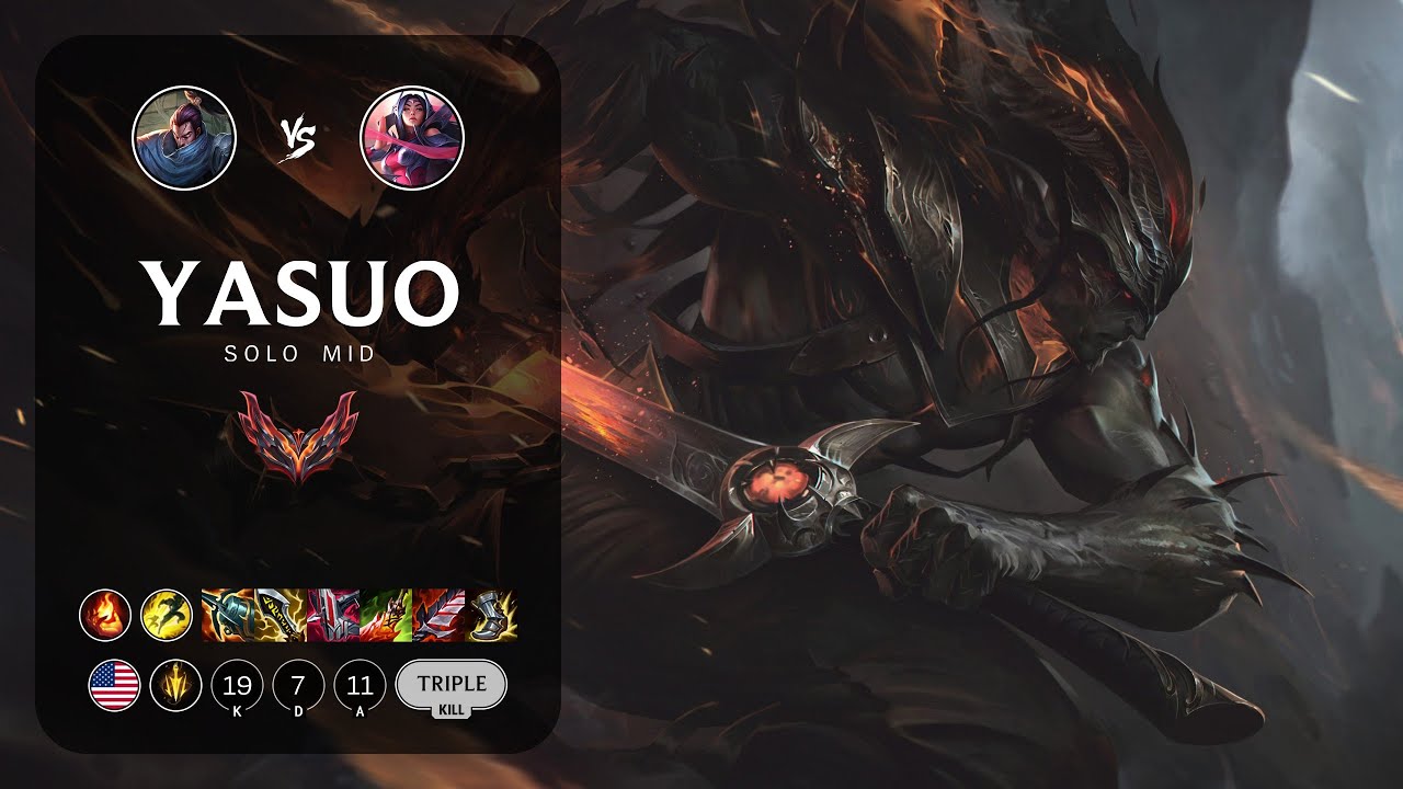 Yasuo Mid vs Irelia - NA Grandmaster Patch 13.19
