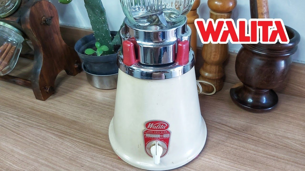 LIQUIDIFICADOR WALITA ANTIGO ANOS 50 MODELO LWS 300W.