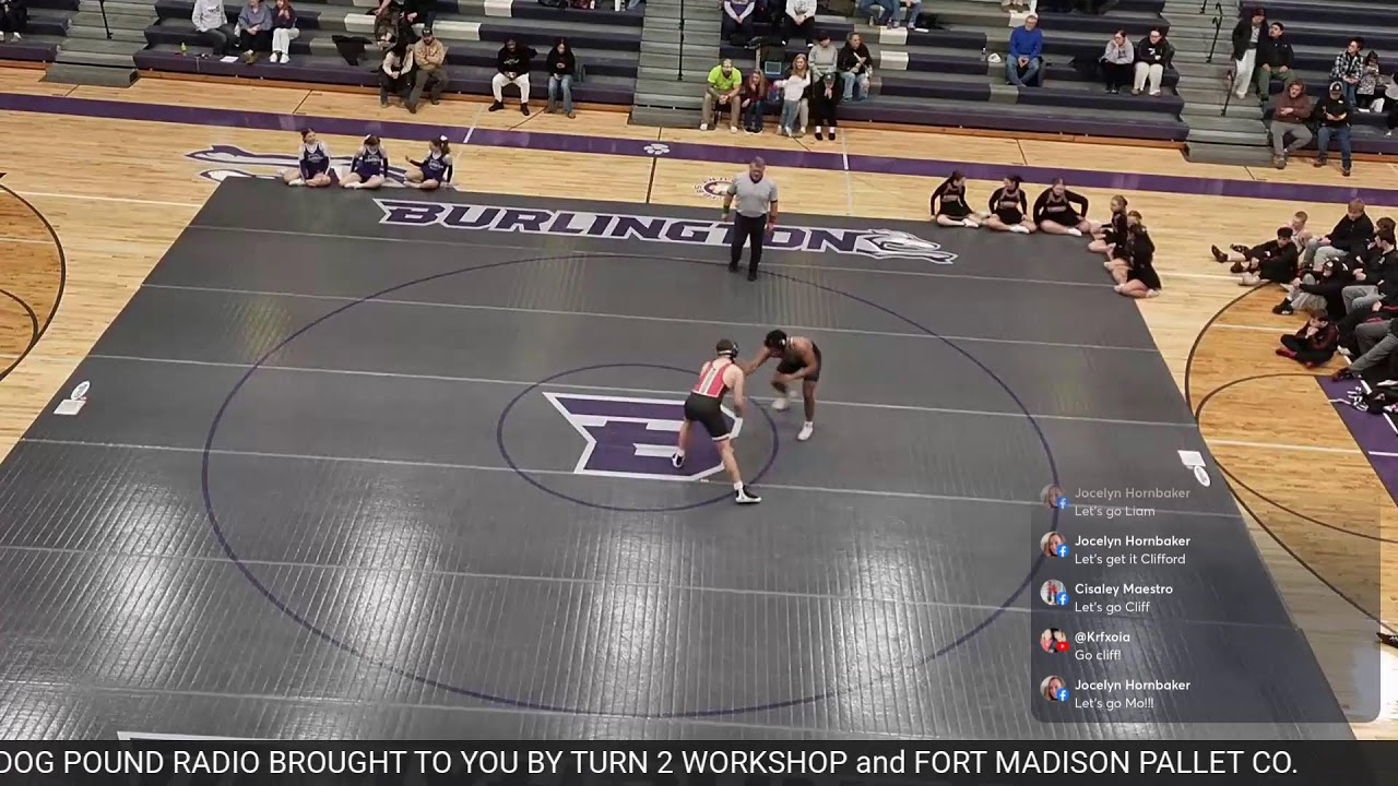 VARSITY MEN'S WRESTLING AT BURLINGTON