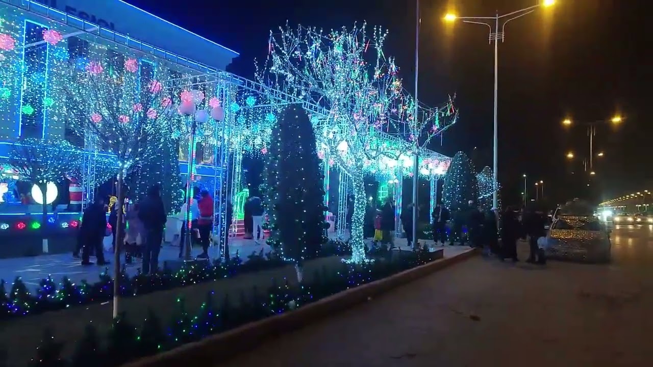 Turkmenabat new year. #newyear  #beautifulplace #turkmenabat #turkmenistan
