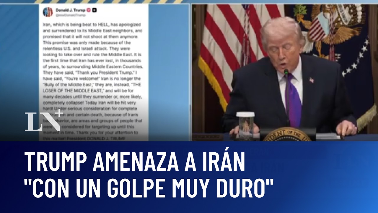 Trump amenaza 