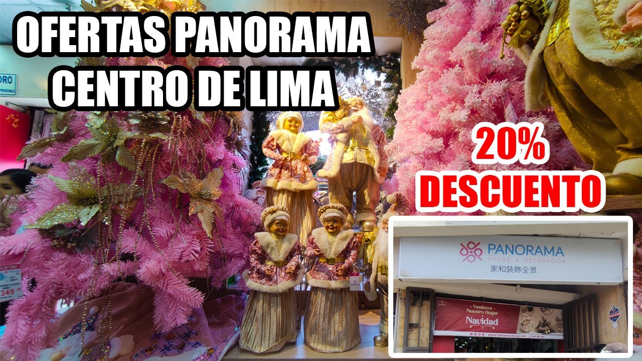 PANORAMA HOGAR DEL CENTRO DE LIMA - 20% DESCUENTO / ADORNOS NAVIDEÑOS