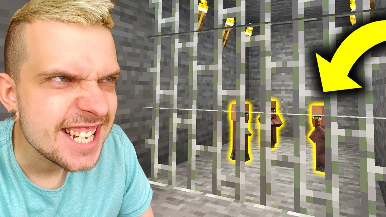 UWIĘZILIŚMY DZIECI VILLAGERÓW W PIWNICY! w MINECRAFT