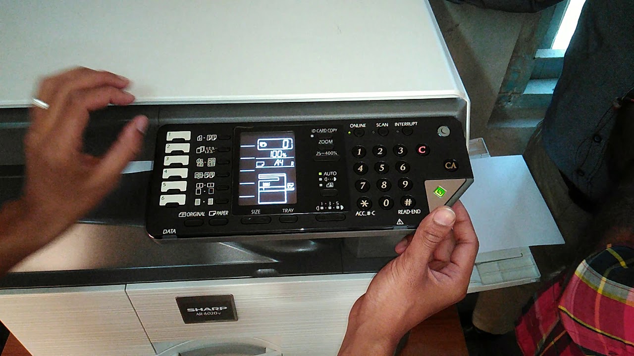 How To Use Sharp AR 6020, AR 6023 কীভাবে ব্যবহার করবেন। Page Setting, Switch এর পরিচিতি।