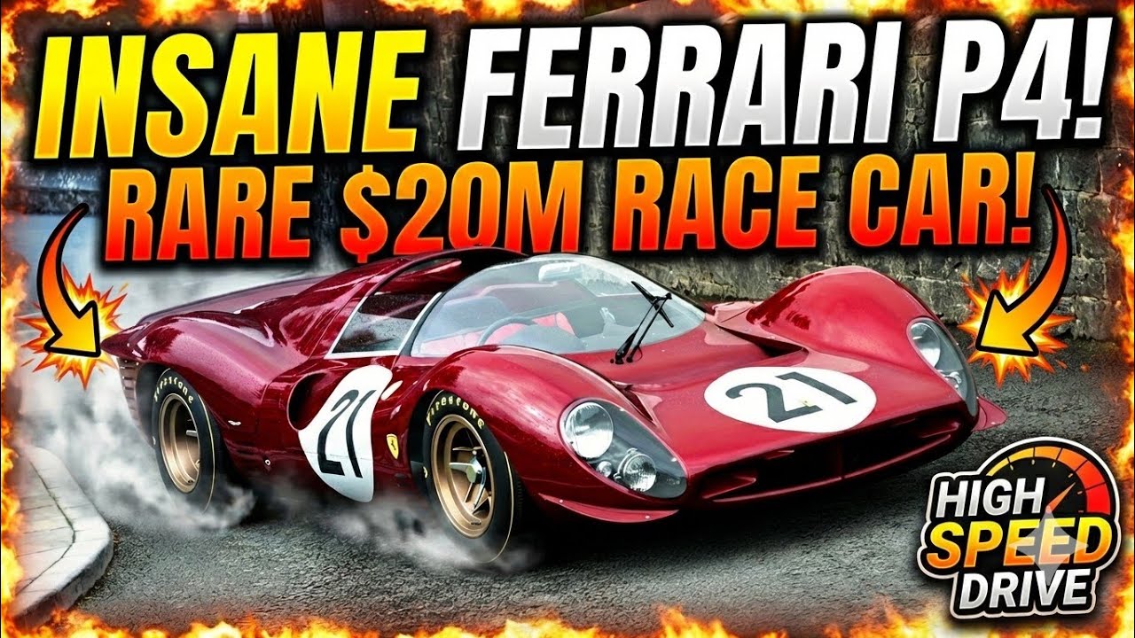 The 20 Million Dollars art | 1967 Ferrari 330 P4