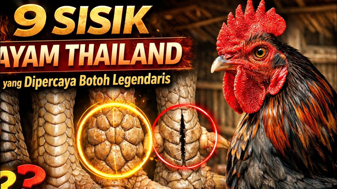 9 Sisik Ayam laga yang Dipercaya Botoh Legendaris Thailand