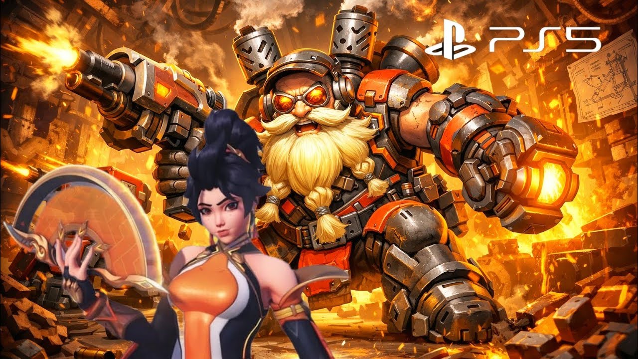 TORBJÖRN e ANRAN | Gameplay Overwatch PS5