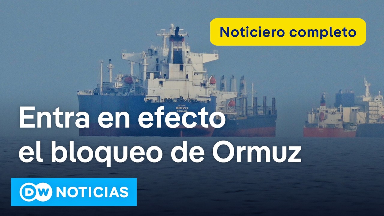 🔴DW Noticias 13 de abril: EE. UU. comienza a bloquear el estrecho de Ormuz