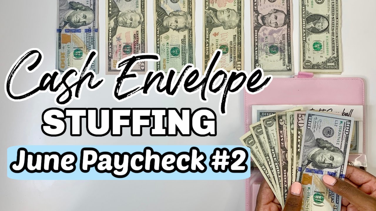 CASH ENVELOPE STUFFING| June Budget | CASH STUFFING FOR BEGINNERS| Budget with Me | MONETS MONEY