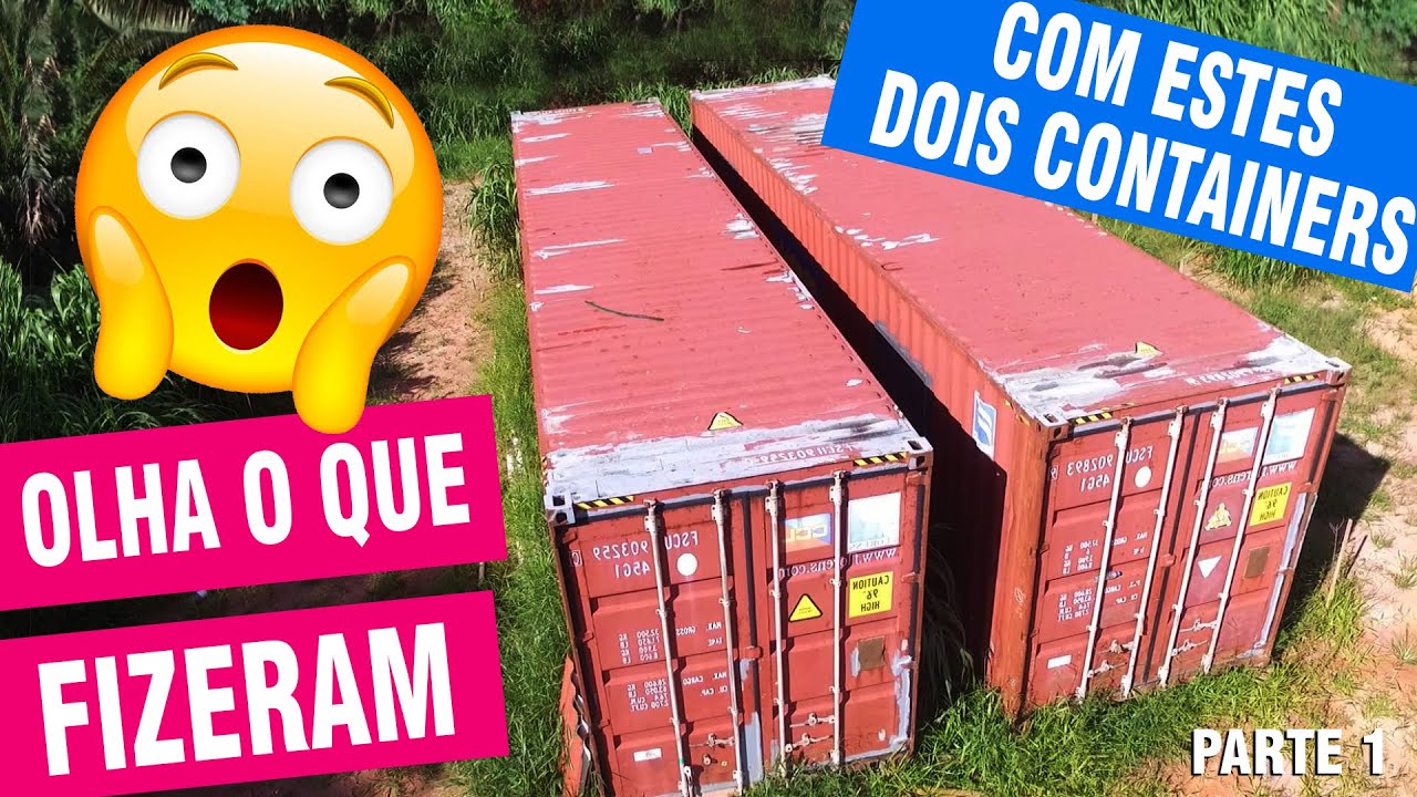 1 - CONSTRU&Ccedil;&Atilde;O COM CONTAINERS, INACREDIT&Aacute;VEL.