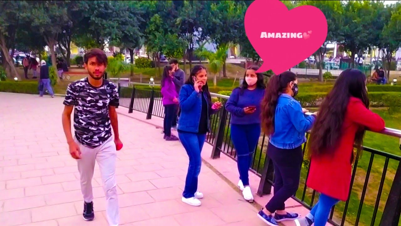 Crazy flip in public 😱  Girls shocked reaction 👭 👉part 1