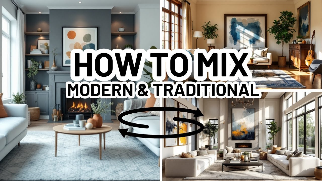 HOW TO BLEND TRADITIONAL AND MODERN STYLE DECOR