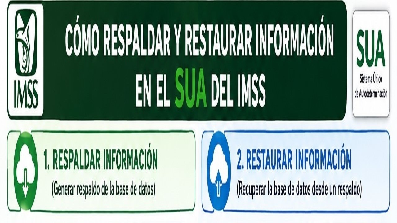 COMO RESPALDAR Y RESTAURAR LA INFORMACIÓN EN EL SUA DEL IMSS 2026