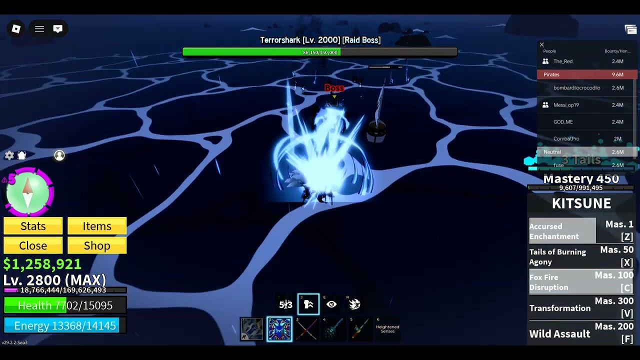 killing sea beast with friends!