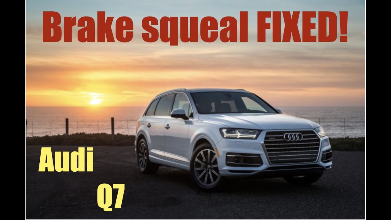 Устранение скрипа тормозов на Audi Q7!