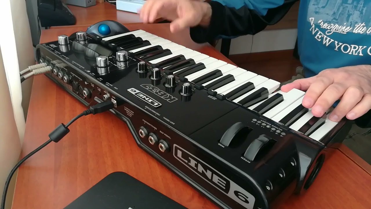 Line6 TonePort KB37 and amazing VST Full Bucket FB-3300 running on Windows 10 - Superteclados.com