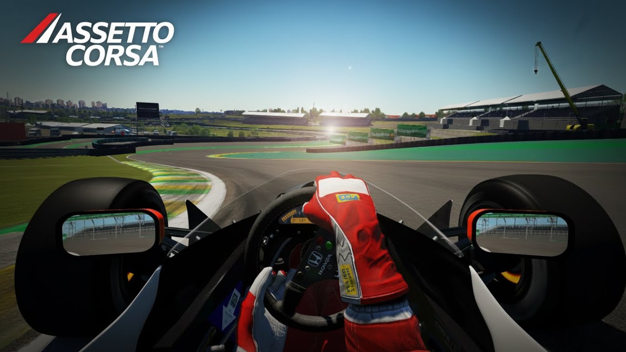 OnBoard McLaren MP4/5B em INTERLAGOS « Assetto Corsa Logitech G29 Gameplay »