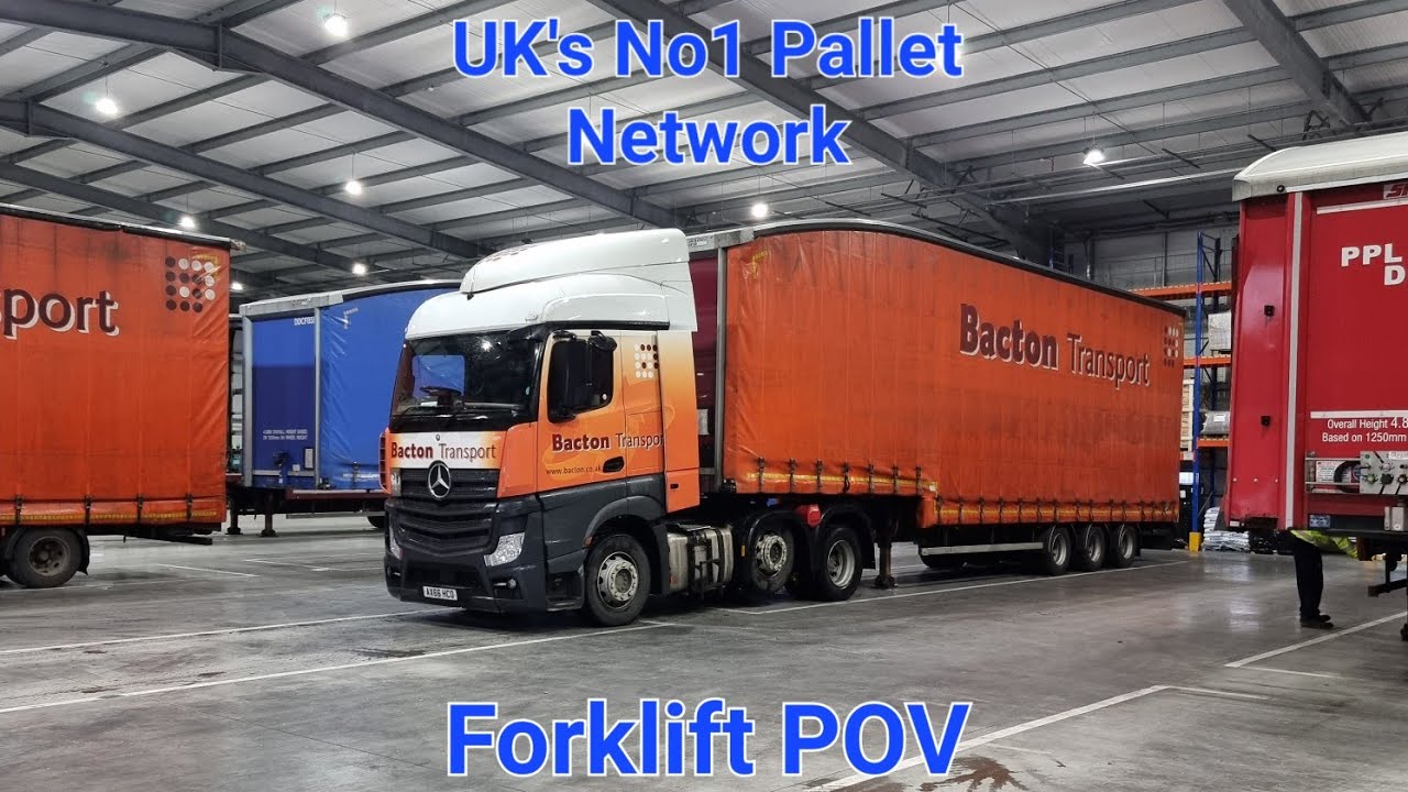 Working for the biggest pallet network in the UK. Forklift POV.