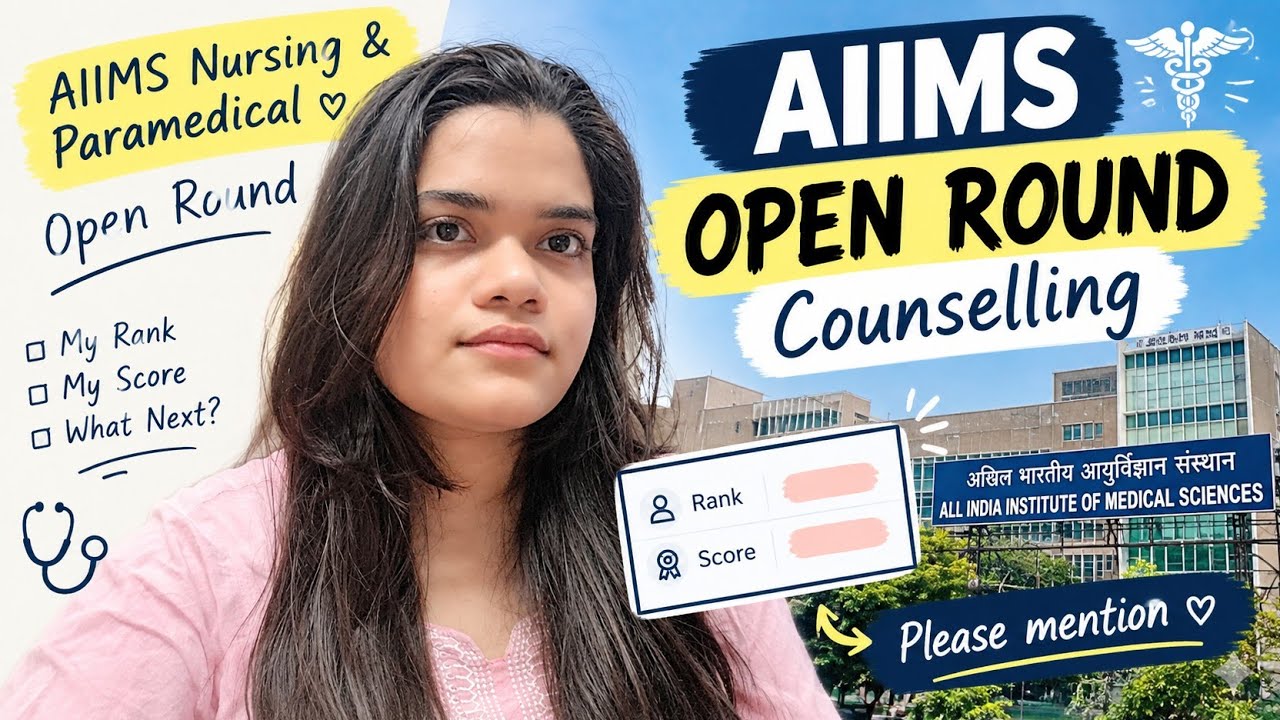 Aiims bsc  nursing and paramedical open round /2026 my score and rank please mention yours /