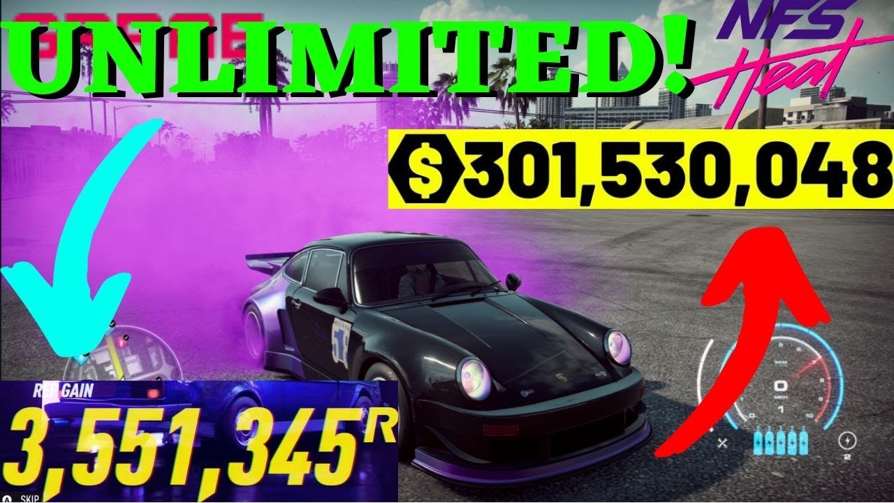 ANYONE CAN GET UNLIMITED MONEY & REP IN NFS HEAT! EASY NEED FOR SPEED HEAT MONEY GLITCH (LOW LEVELS)