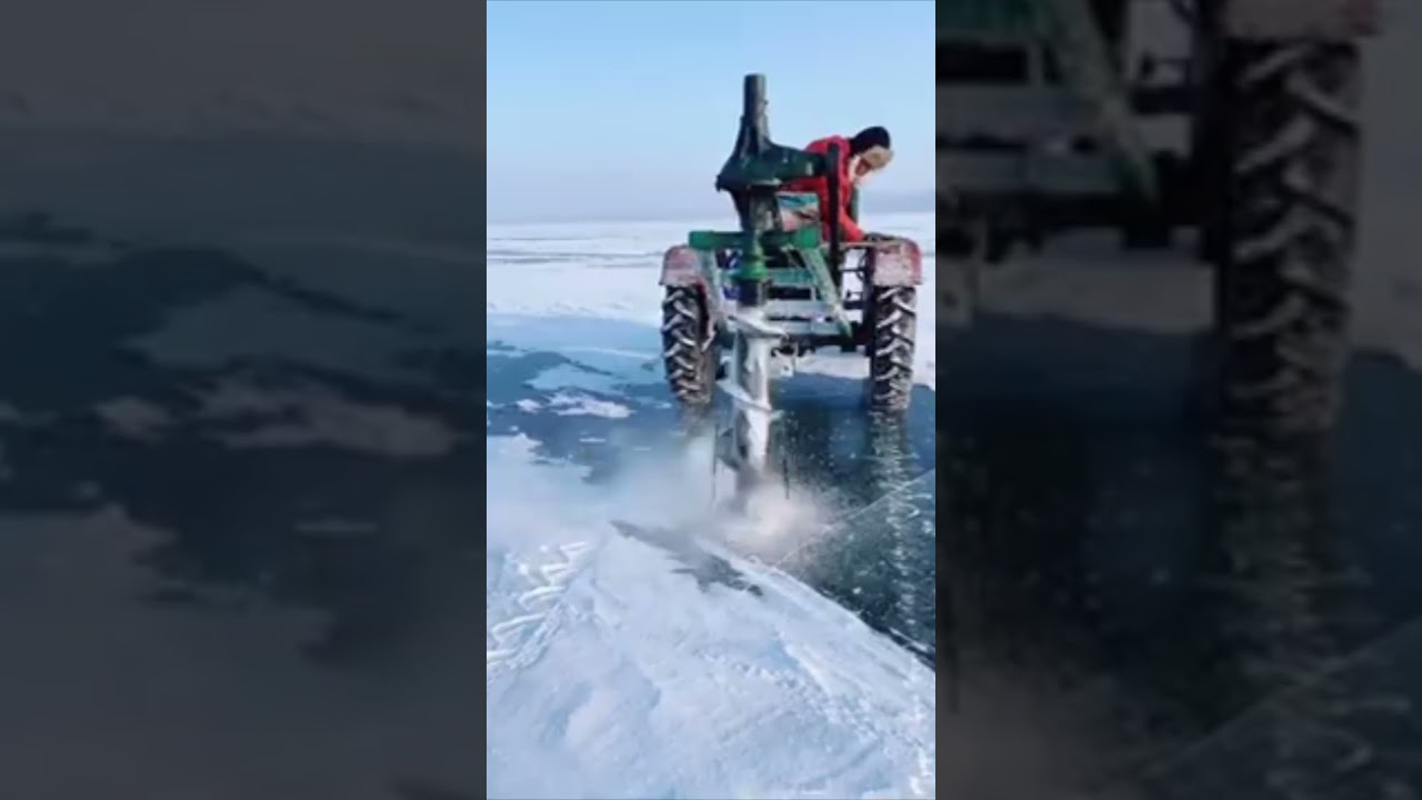 САМЫЕ БЕЗУМНЫЕ ЛЕДОБУРЫ В МИРЕ 🤯  #fishing #icefishing #Icedrillingmachine