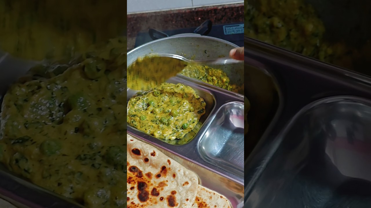 Mouth-Watering Methi Malai Matar & Crispy Paratha! 🔥🤤 | Shandaar Winter Thali!
