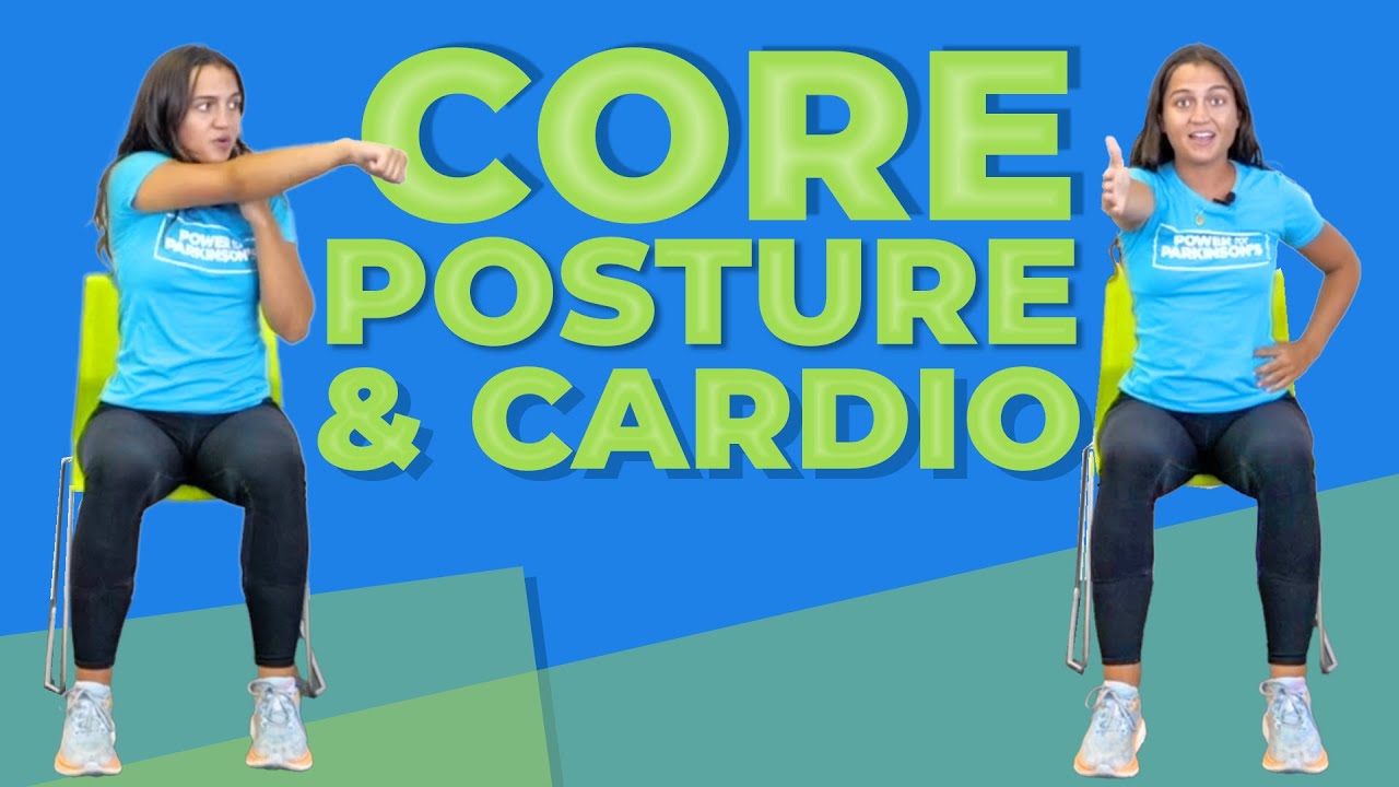 14 Minute Core, Posture, Cardio & Range of Motion Workout for Parkinson's