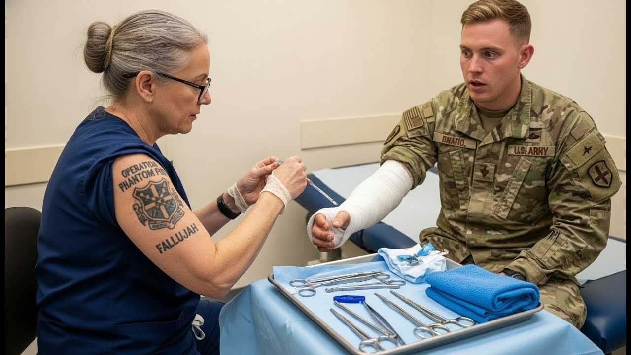 Marine Commander Refused Help… Until the Nurse Revealed Her Unit Tattoo