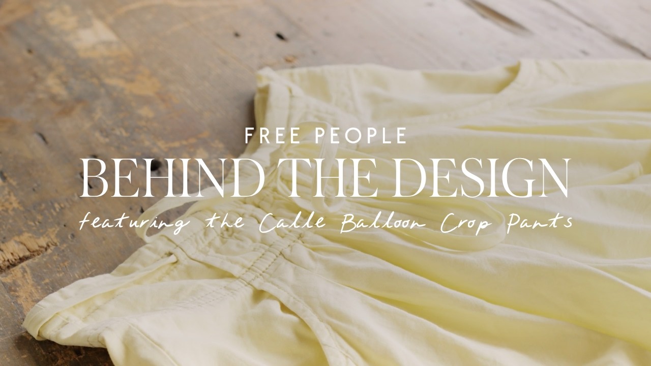 История создания брюк Calle Balloon: идеальные брюки на резинке | Free People