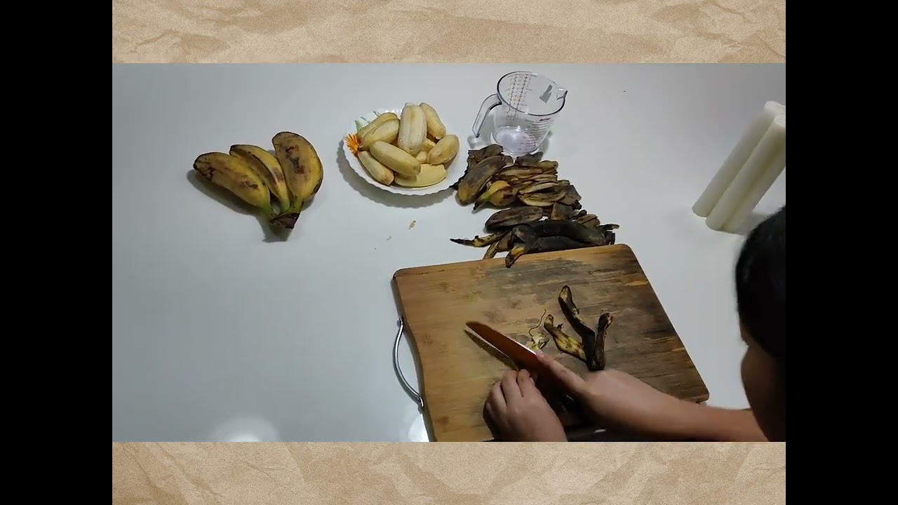 DIY Banana Floorwax
