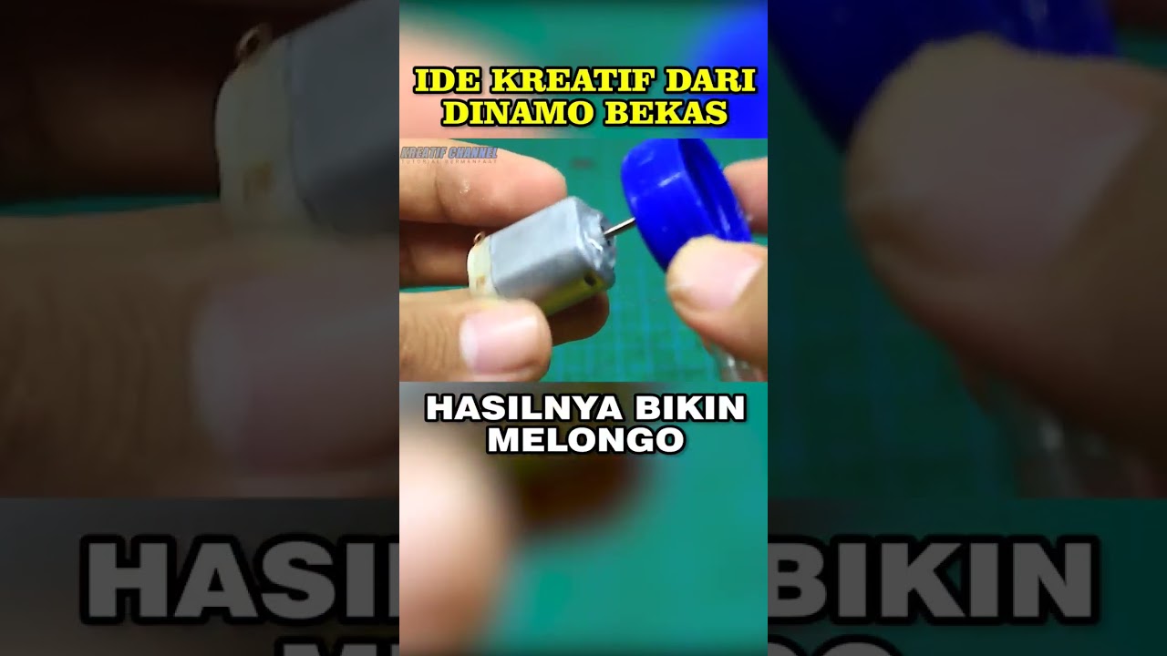 ide kreatif dinamo bekas #diy #tutorial #youtube #kreatif #short