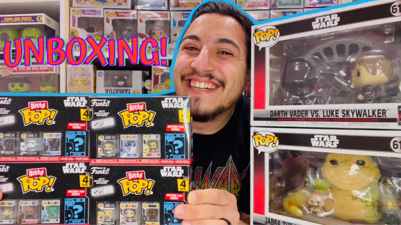 Unboxing Star Wars Funko Bitty Pops | 40th Anniversary Set | Movie Moments!