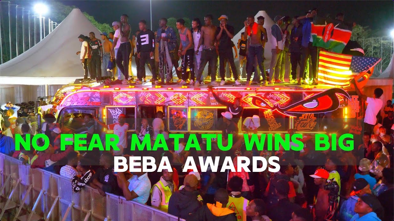 NO FEAR Matatu wins Big At the BEBA AWARDS 2024 at the kicc Nairobi!#BEBAAWARDS2024 @Urbanpeeps